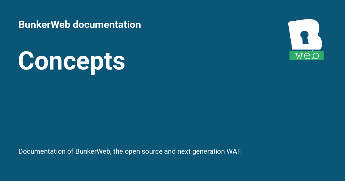 Concepts - BunkerWeb documentation